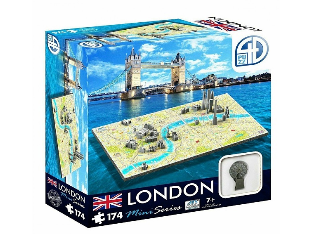 4D Puzzle London Mini 174 bitar 4D Puzzle London Mini 174 bitar